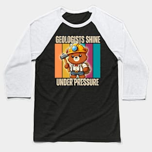 Cute Geologo bear Baseball T-Shirt